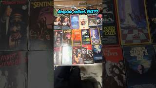 Any VHS collectors out there? What’s your favorite Genre? #horror #vhs #collector #movie #subscribe