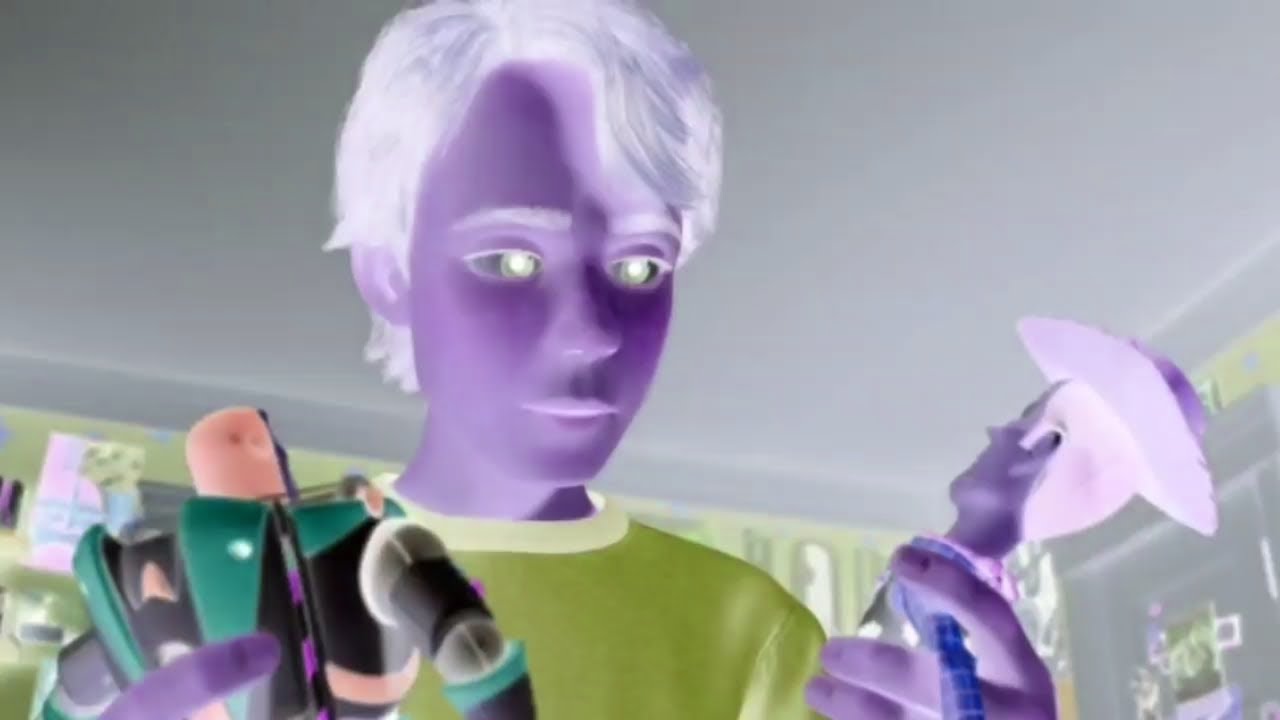 Toy story-Andy is putting away his toys /Inspired by klasky csupo effects 