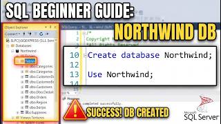 Details Starting with SQL Server and Adding the Northwind Sample Database Guide