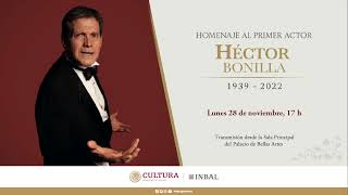 Homenaje póstumo al gran actor Héctor Bonilla