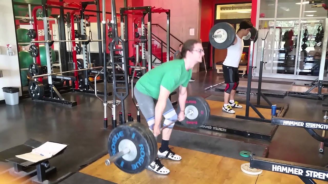 Clean deadlift 110kg YouTube