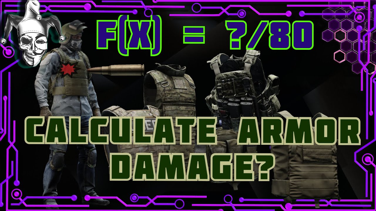 Bullet damage to Armor Tarkov Science YouTube