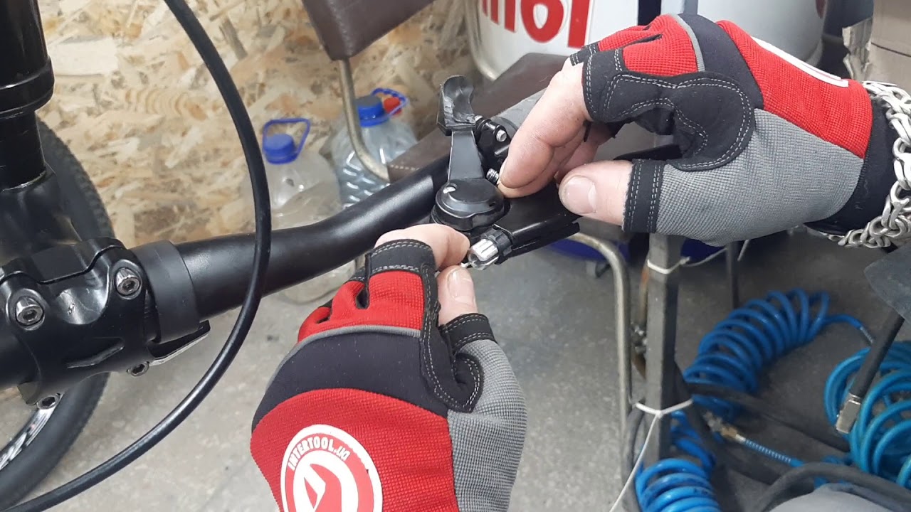 8 Установка троса заднего тормоза - YouTube