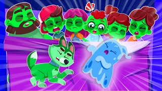 Ten Zombies In The Bed😴 - Funny Songs & Nursery Rhymes - Comy Zomy