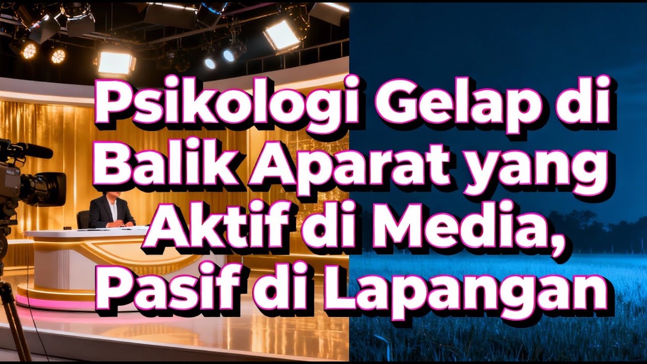 Psikologi Gelap di Balik Aparat yang Aktif di Media, Pasif di Lapangan