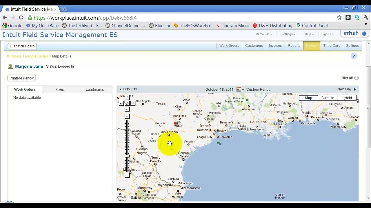 QuickBooks Work Order Intuit Field Service Management Corrigo FSM
