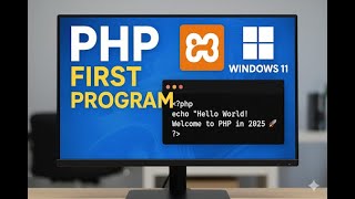 First PHP Program with installation of XAMPP in Windows 11 (2025) #PHP #XAMPP #Windows11