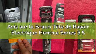 Avis sur la Braun Tête de Rasoir Electrique Homme Series 5 54B Noire | Pièce de Remplacement pour Ra Avis sur la Braun Tête de Rasoir Electrique Homme Series 5 54B Noire | Pièce de Remplacement pour Ra