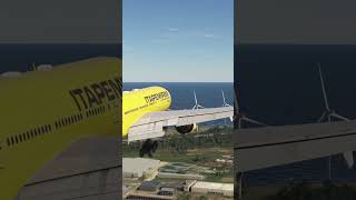 beautiful view of airplanes when landing eps.469