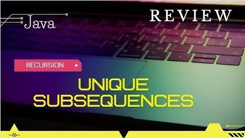 Print all the unique subsequences of a string.