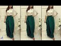 Trendy Dresses !!! Party Wear DIY Crop Top Cutting & Stitching