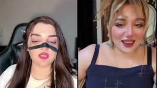 Saba Shah vs Zoon Tiktok live Shower Punishment 🔥