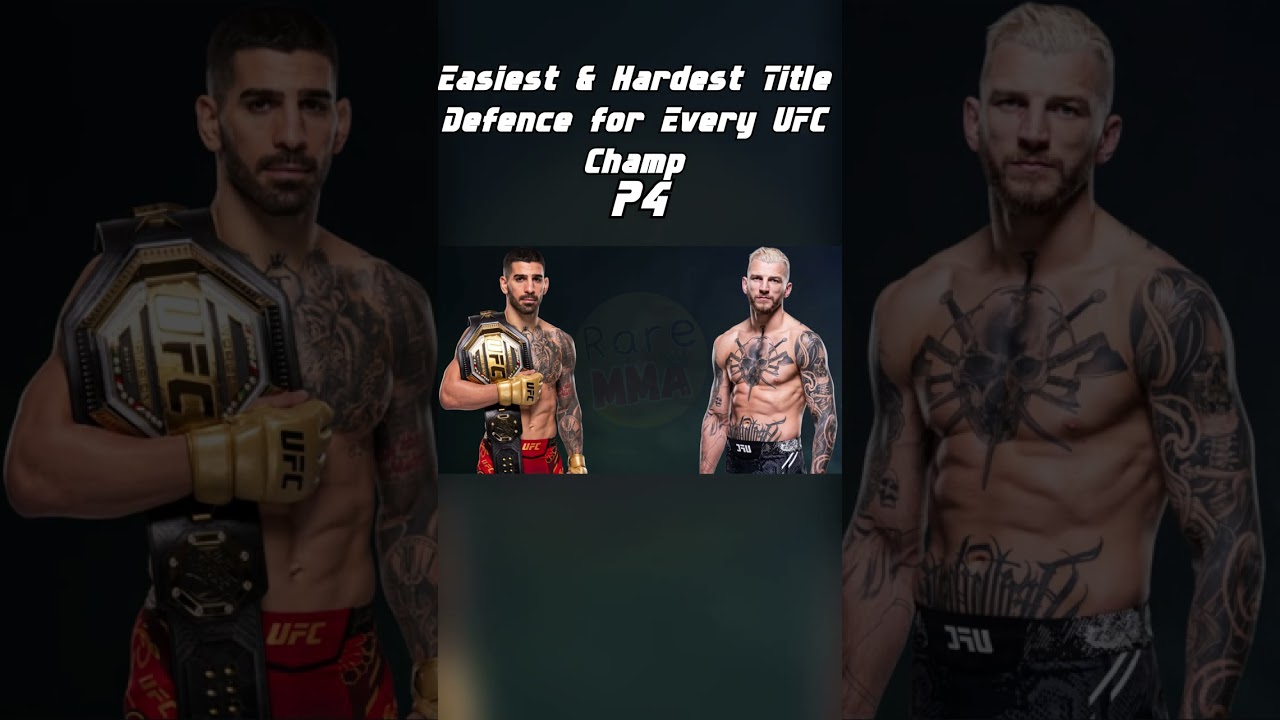 Самый лёгкий и самый сложный титульный бой для каждого чемпиона UFC. Короткая версия 4.