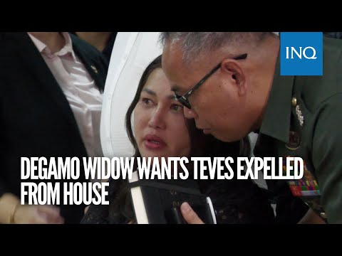 Degamo widow wants Teves expelled from House over e-gambling, murder claims | #INQToday