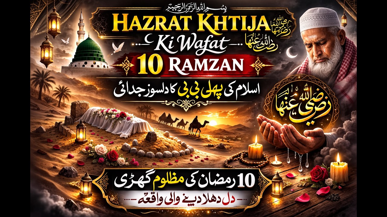 Hazrat khtija ki wafat 10 Ramzan/qari haneef multani #unfrezzmyaccount #islamicvideo #foryou