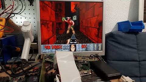 FastDoom DEV build, Cyrix Cx486DX Mode Y vs Mode 13H (18% faster)