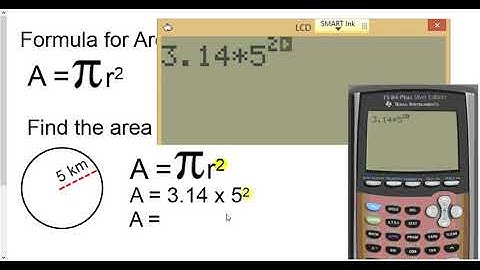 How to find Area of Circle if Pi is 3.14