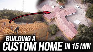Building A Hidden Custom Home In 15 Minutes: A Construction Time-Lapse