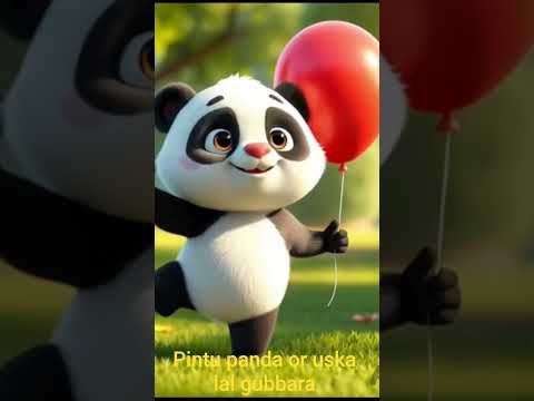 pintu panda ka lal gubbara hawa me udd gaya