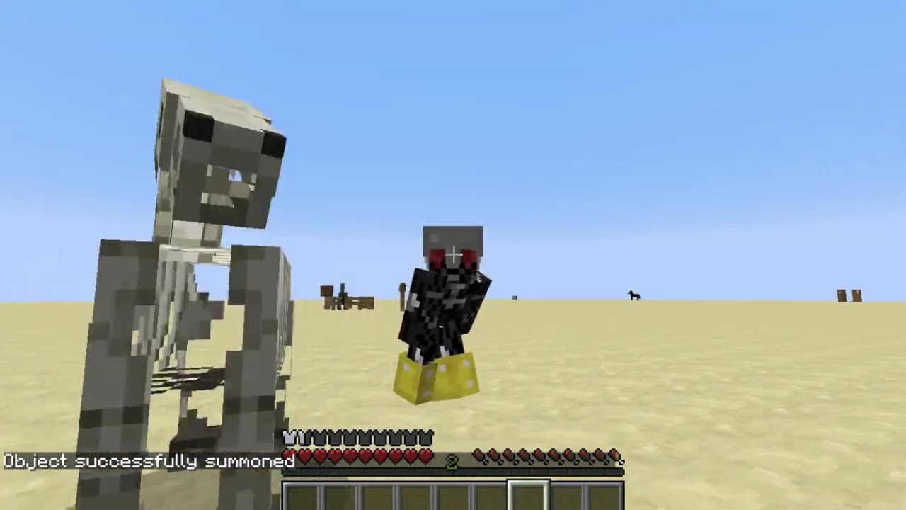 Minecraft how to get a Skeleton Horse in single player