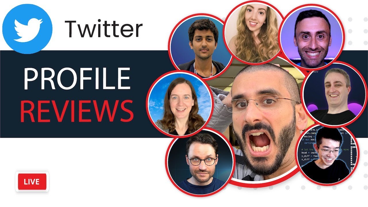 Twitter profile reviews and shoutouts