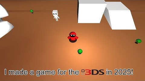 I Made a game for the 3DS in 2025!