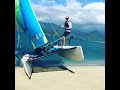 Land Sailing on Hobie Cat
