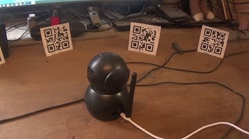 QR code seeking vision robot