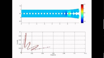 Double cantilever beam simulation using a mixed finite element formulation