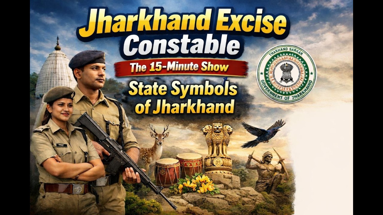 झारखंड का प्रतीक चिन्ह/ JHARKHAND LOGO BY SAKSHI MAAM