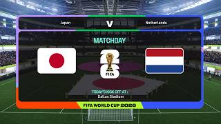 NETHERLANDS VS JAPAN || FIFA WORLD CUP 2026: GROUP F