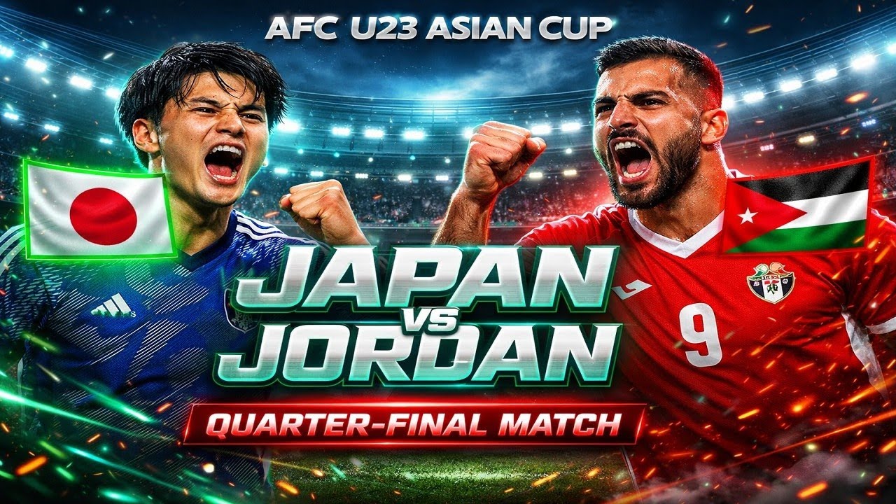 Japan vs Jordan AFC U23 Asian Cup Quarter-Final | Goals, Highlights & Match Predictions