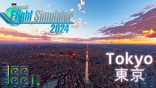Msfs 2024 4K Ultra Realistic Flight Tokyo Japan Aerial Tour
