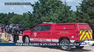 Four kids injured in UTV crash in southeast Lincoln