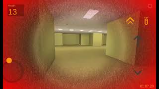 Pixel skull and bacteria in nextbot chasing map backrooms difficult nerd mode survival