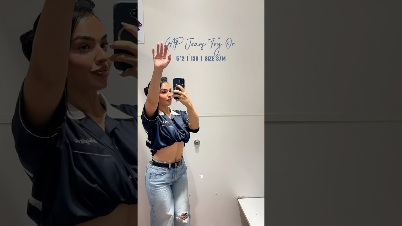 GAP Jeans Try on 