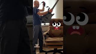 Cute Life Doodles | The chair plays the guitar 😂 #doodles #animation #cartoon