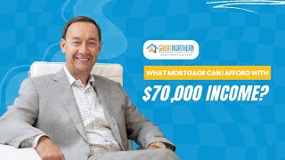 What mortgage can I afford with a $70,000 income at a 6% interest rate?