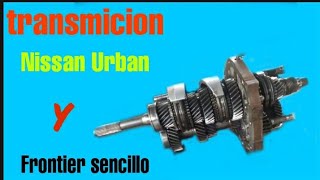 Trasmicion Nissan Urban Zd30 Año 2008