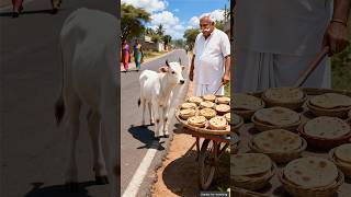 Het kalfje stal het brood om de koe te redden 😭 #ai #redden #koe