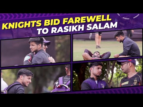 The Knights bid farewell to Rasikh Salam | Knights In Action | KKR IPL 2022