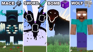 All Weaknesses of Bosses - Bloodbath,Wither Storm,Herobrine,Warden,Ferrous....