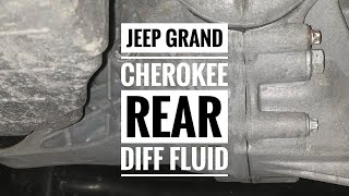 How to Change Jeep Grand Cherokee WK2 Rear Diff Fluid