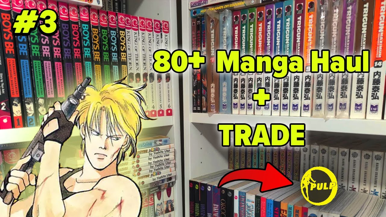 Huge Manga Haul For FREE?!? 🤯 & RARE OOP Viz Pulp Manga Trade