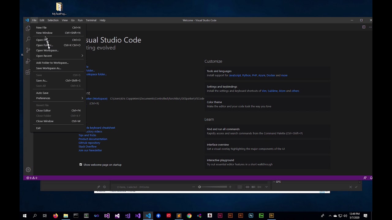 Go from scratch to 'Hello World' in ExtendScript for Adobe Creative ...