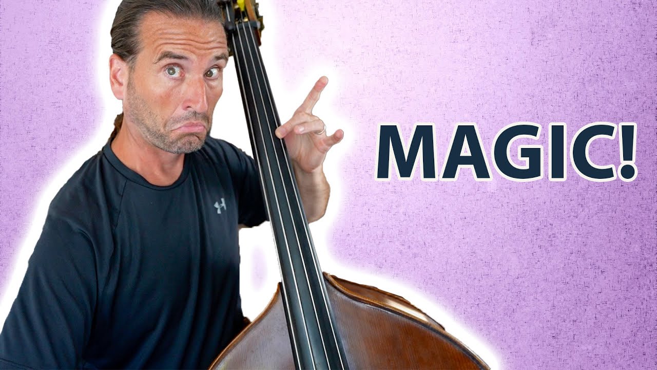 Harmonics on the double bass how they work! YouTube