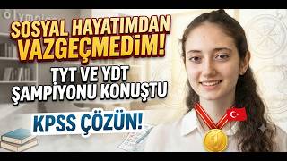 TYT ve YDT Turkiye Birincisi Doga Erdemir Sosyal Hayatimdan Asla Vazgecmedim