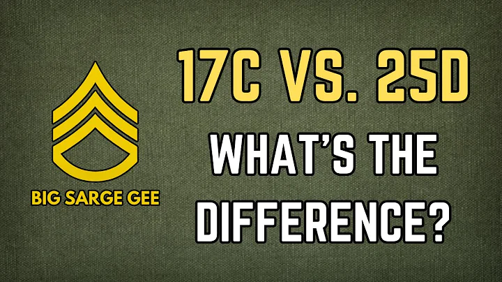 US Army 17C MOS vs 25D MOS:  What's the Difference?