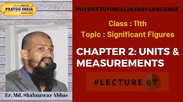 Significant Figures || Class 11 Chapter 2 Units and Measurements || JEE MAINS || NEET