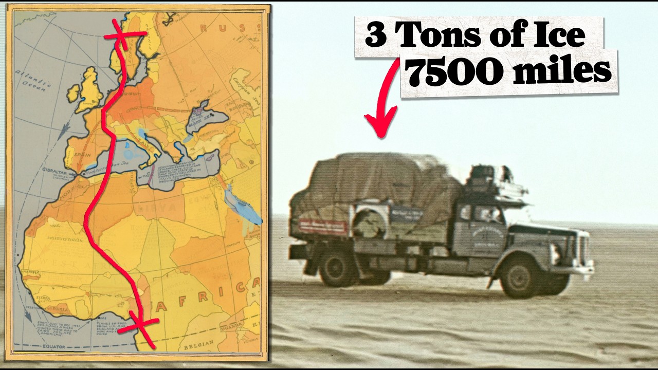 The Mad Race to Drive 3 Tons of Ice Across the Sahara Desert